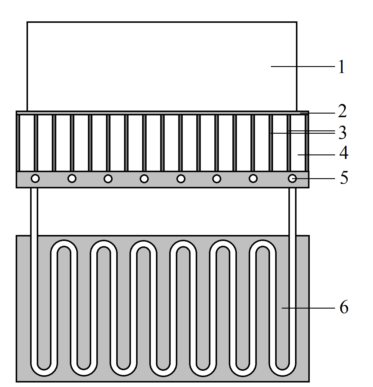 Схема конструкции системы охлаждения с тепловым аккумулятором